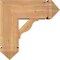 Ekena Millwork Funston Arts and Crafts Smooth Bracket w/ Offset Brace, Western Red Cedar, 7 1/2"W x 18"D x 18"H BKT0806X18X18FST03SWR - alternate 3